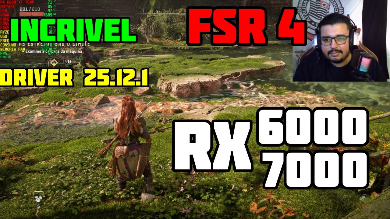 COMO USAR FSR 4 EM QUALQUER JOGO NAS RX 6000 E 7000