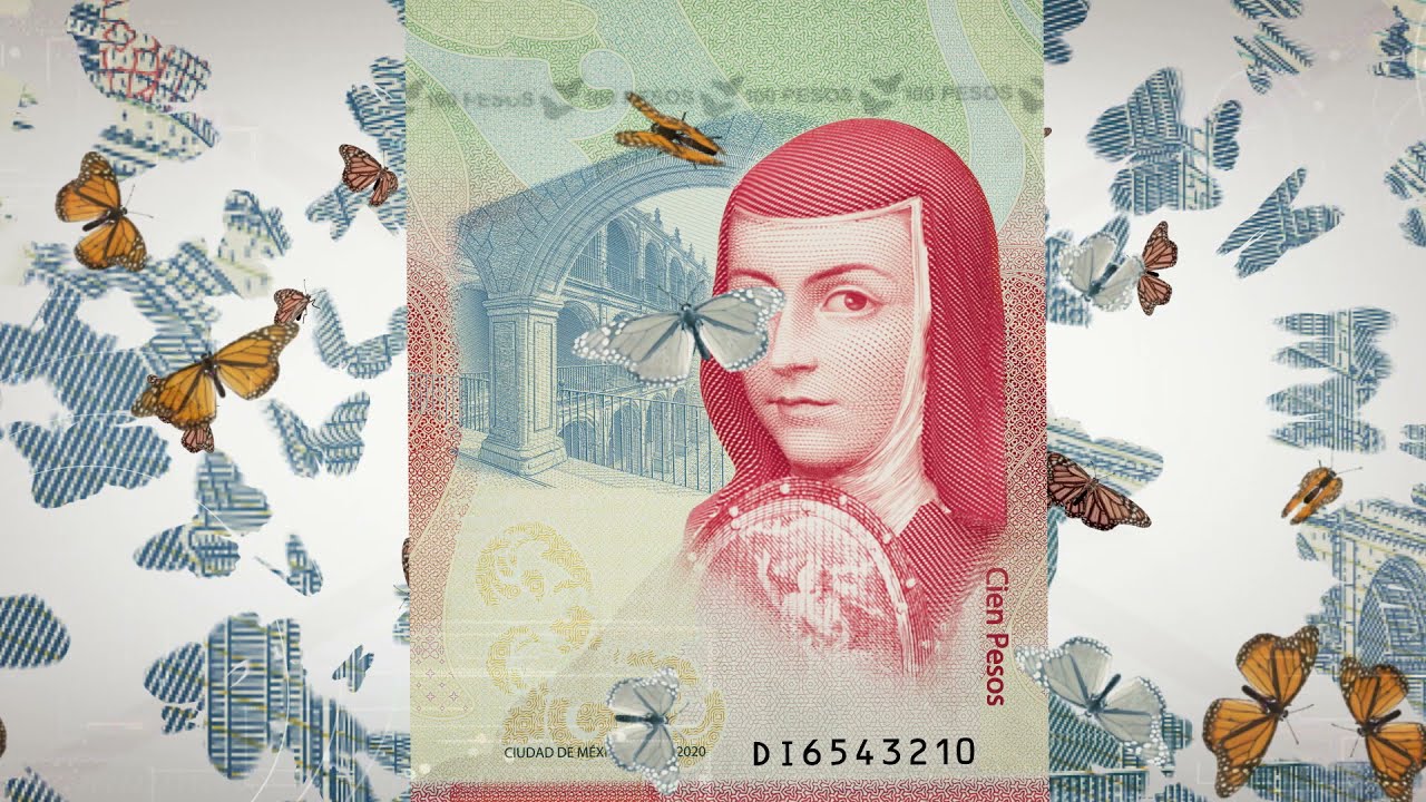 Billete de 100 pesos de la familia G - Reserva de la Biosfera de la Mariposa Monarca