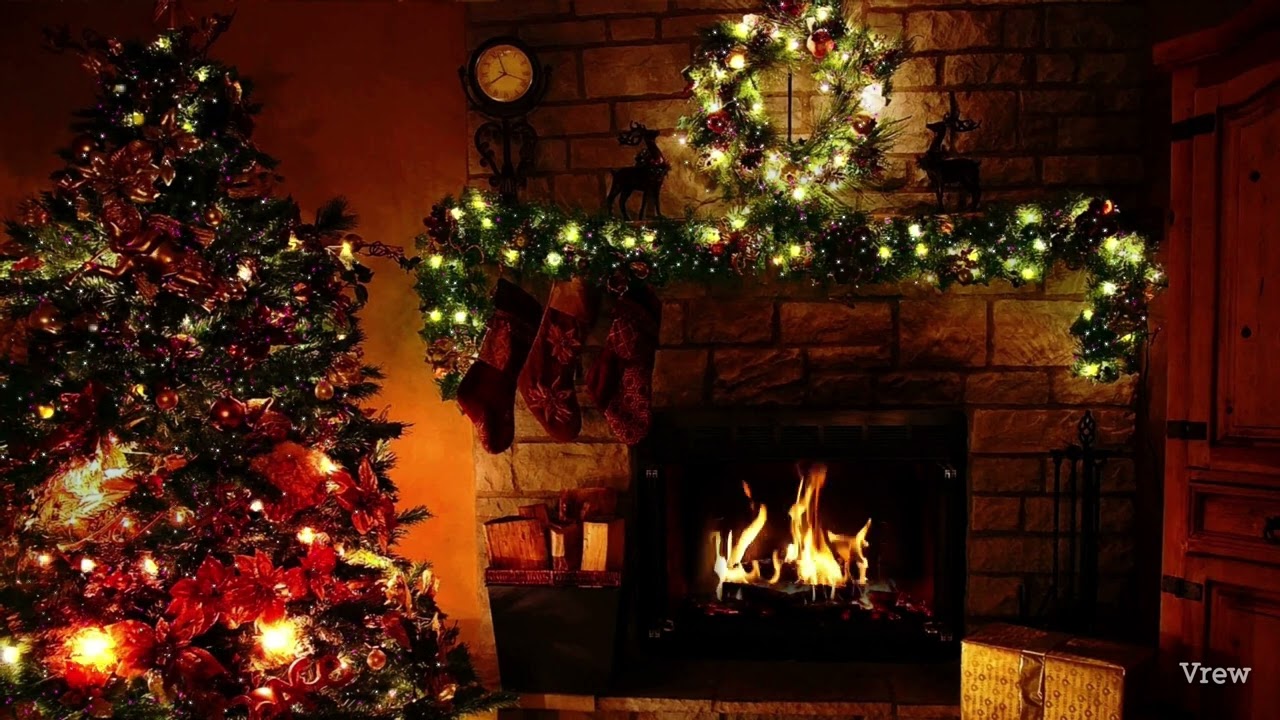 [8시간 ASMR 힐링영상] 크리스마스 분위기의 모닥불소리 ,장작소리 , 숙면 ASMR so you can sleep fast tonight