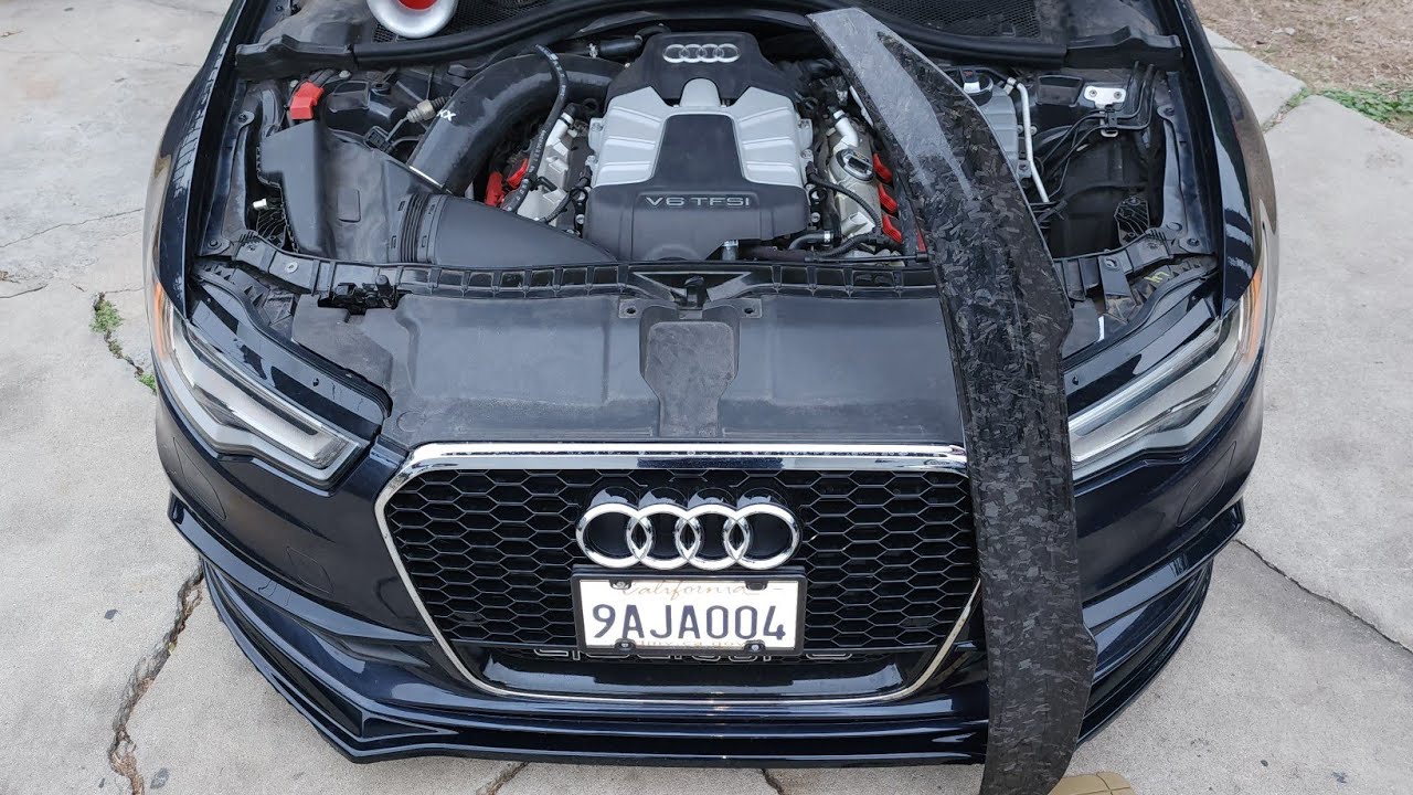 Audi A6 3.0T Forged Carbon Fiber Spoiler + Supercharger Whine