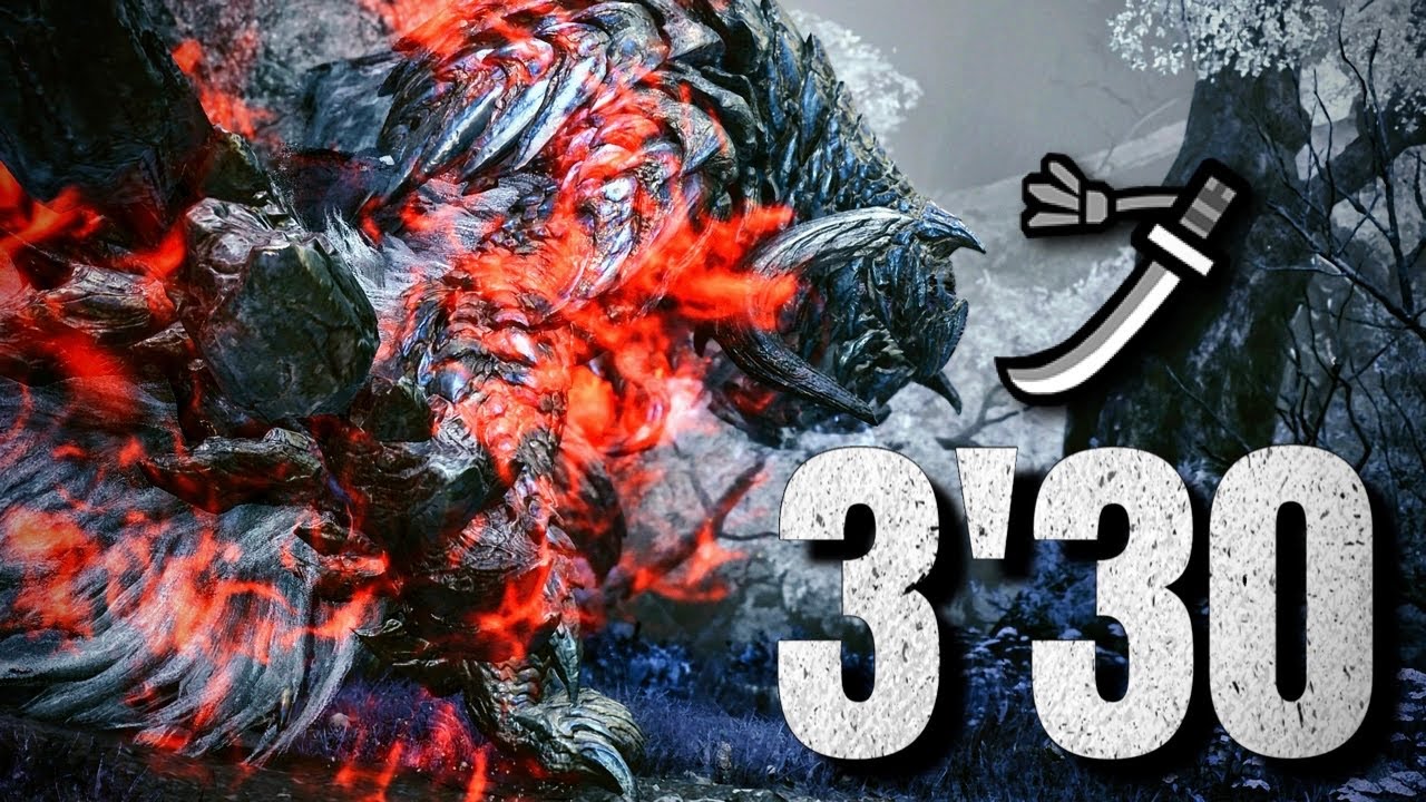 狩猟演習アルシュベルド / 太刀ソロ非火事場捕獲3分30秒 / Tempered Arkveld LS Solo【モンハンワイルズ】