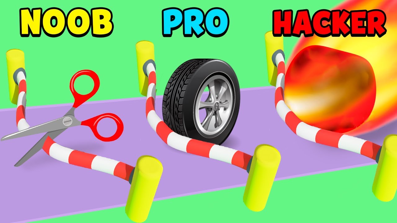 NOOB vs PRO vs HACKER - Rope Savior 3D