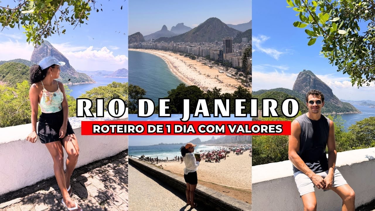 RIO DE JANEIRO 2025: ROTEIRO BARATO DE 1 DIA  NO RIO  | O que fazer no Rio em 1 dia, passeio  Barato