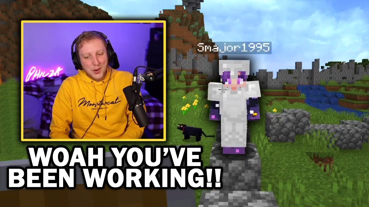 Реакция Philza на разработку The Death Arena от Smajor для Origin SMP!!