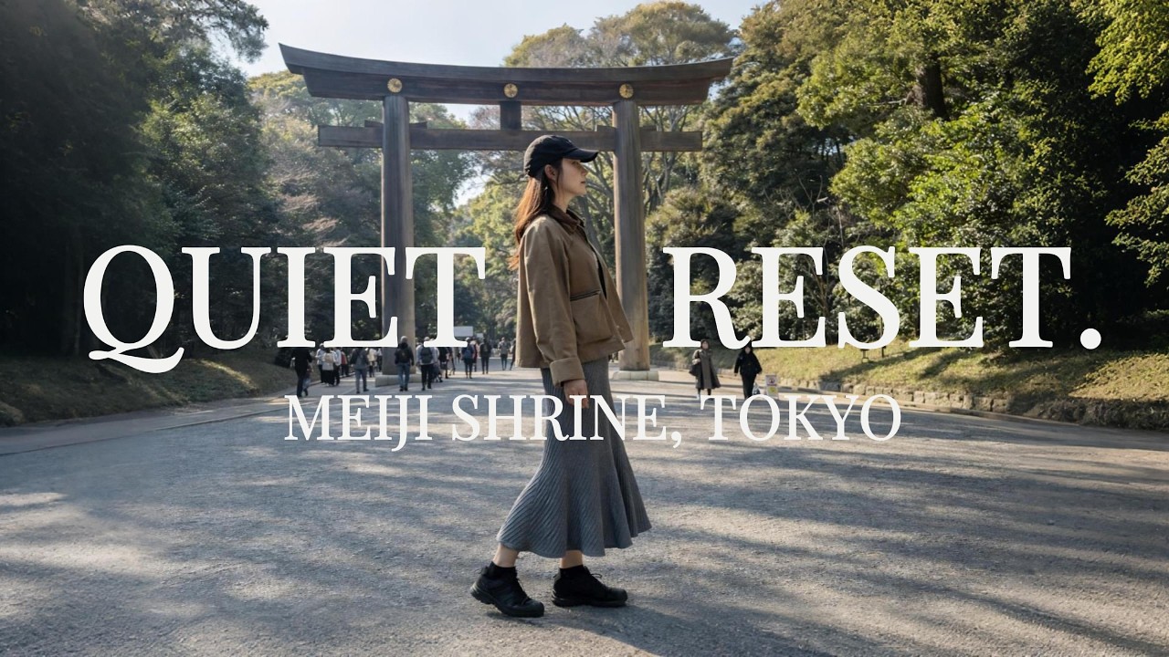 Tokyo life 🇯🇵 | Meiji Shrine, Quiet Reset & Night Routine