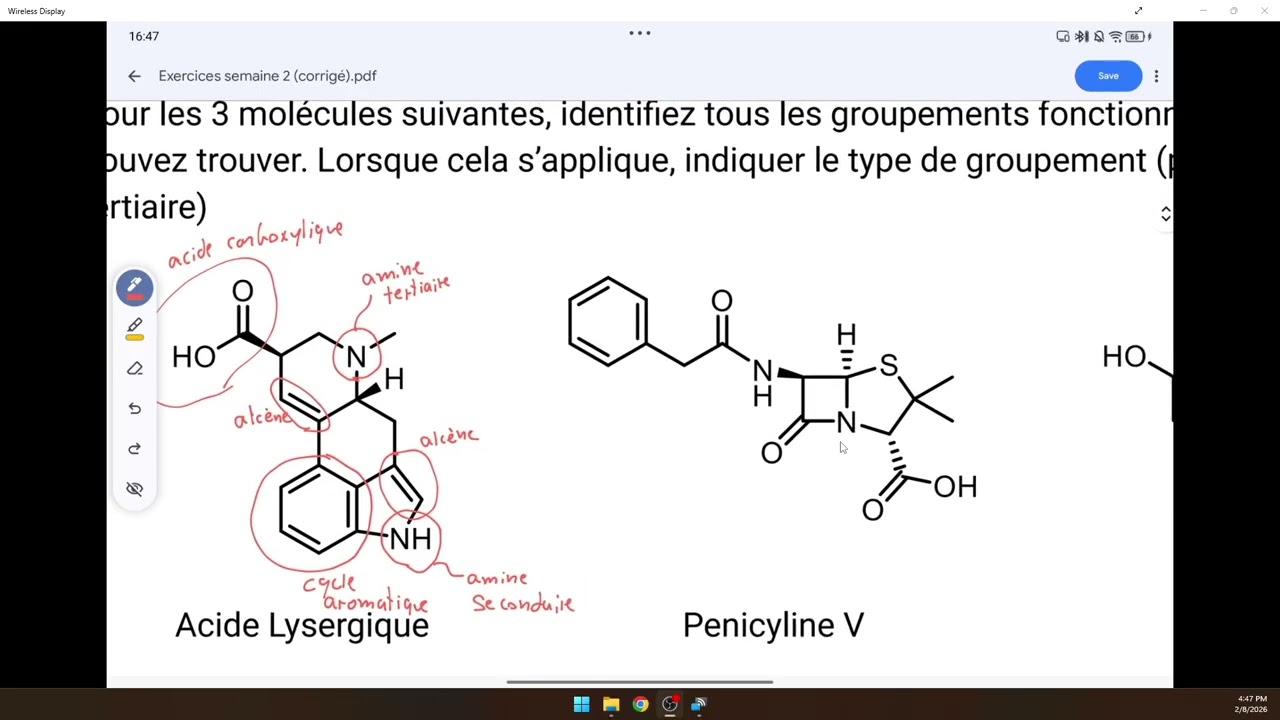 Chimie Organique - Exercices Semaine 2