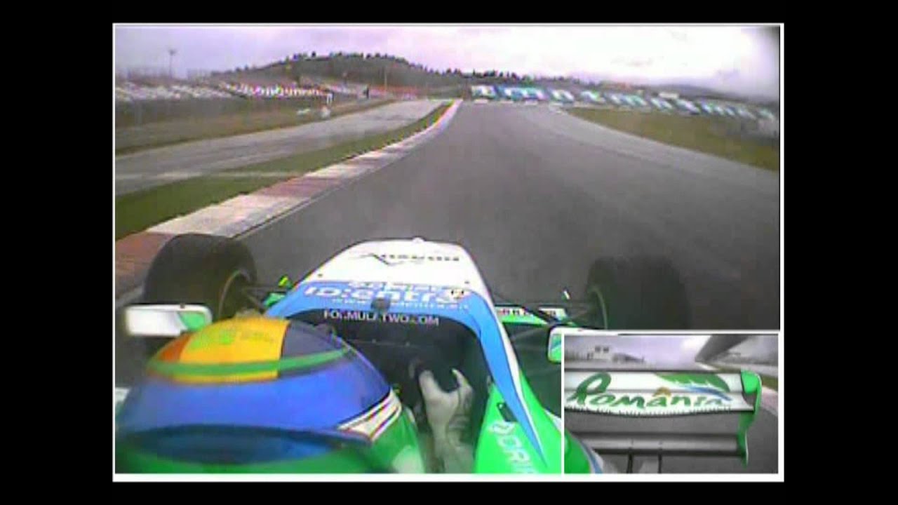 Onboard Mihai Marinescu Formula 2 Portimao Wet