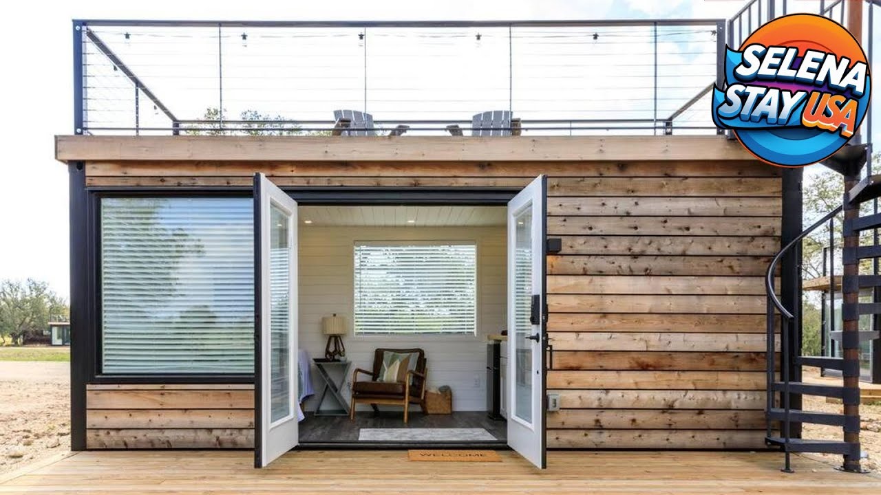 New The Sunset Luxury Container Home | Fredericksburg (TX), United States | Hotel Review 🏩