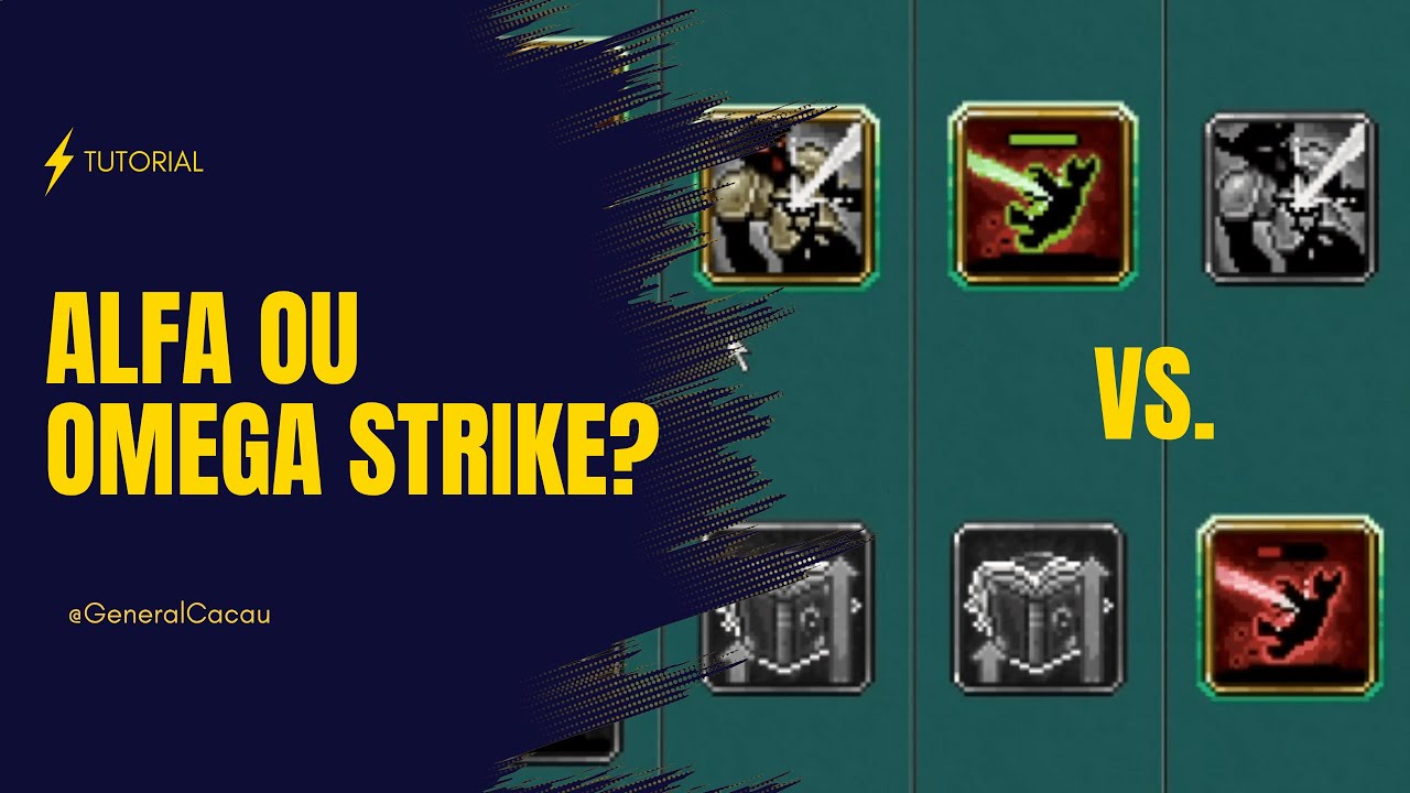 ALFA STRIKE VS ÔMEGA STRIKE - Qual da mais dano?