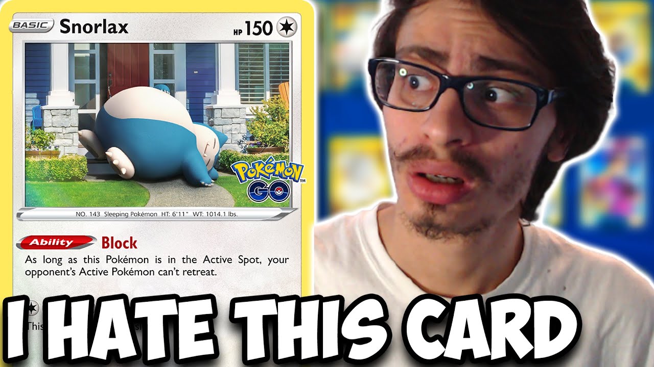 I HATE This Snorlax! EVIL Block Snorlax Stall/Control Deck! Fun & Interactive Deck PTCGO