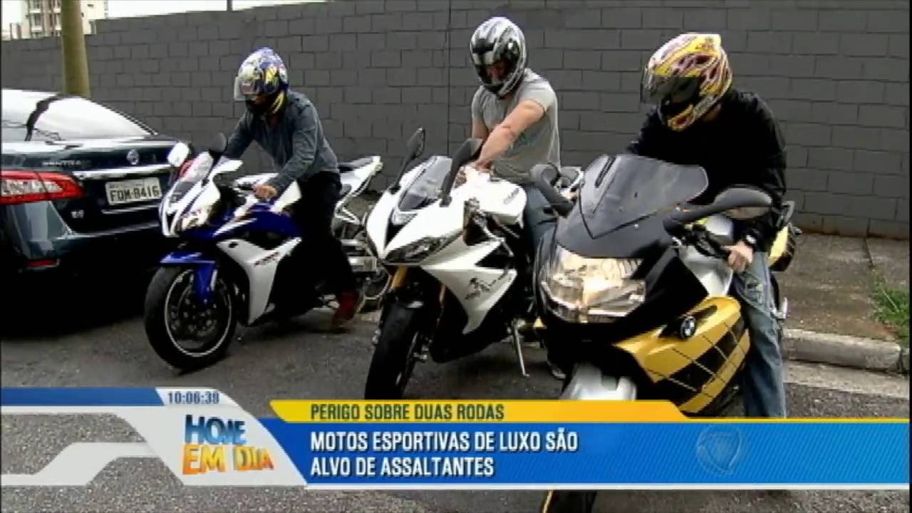 Motos de luxo são alvos de bandidos em São Paulo
