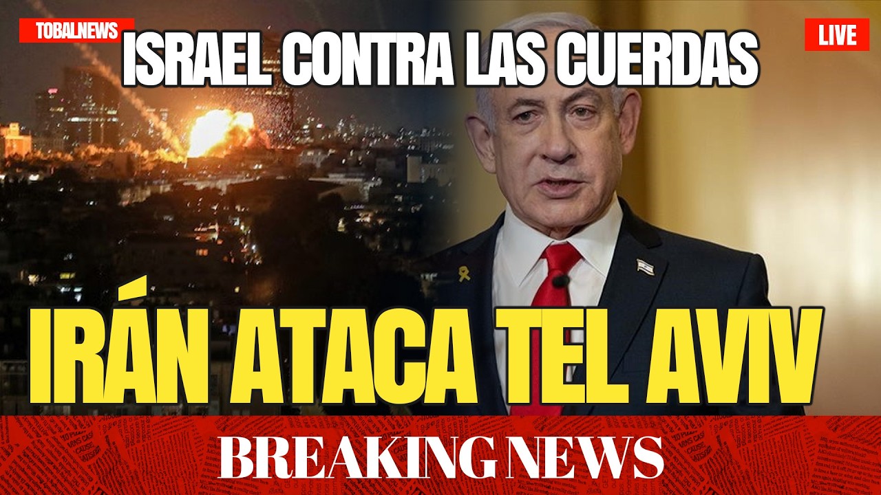 🚨 EN VIVO ÚLTIMO MOMENTO: Israel bajo ataque, crisis en Tel Aviv: ¿Cayó el Domo de Hierro?