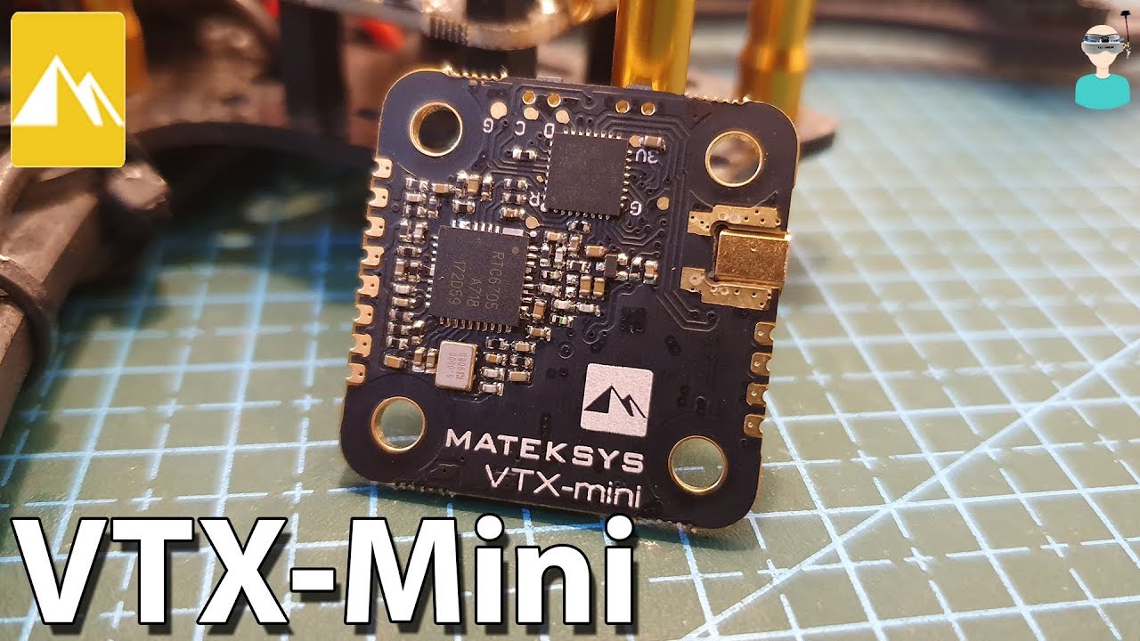 Matek Systems VTX MINI - Setup, Review & Flight Footage
