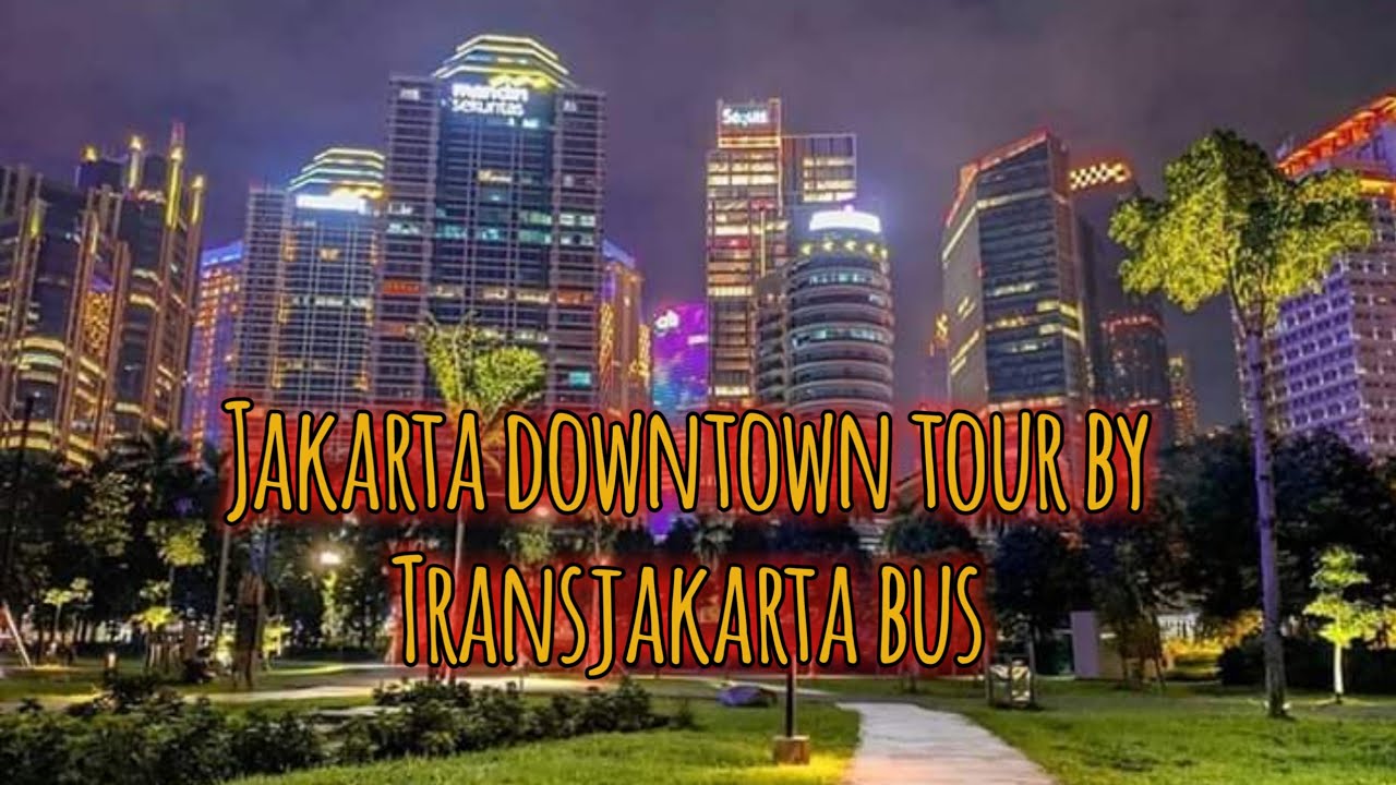Jakarta downtown tour by #TransJakarta bus