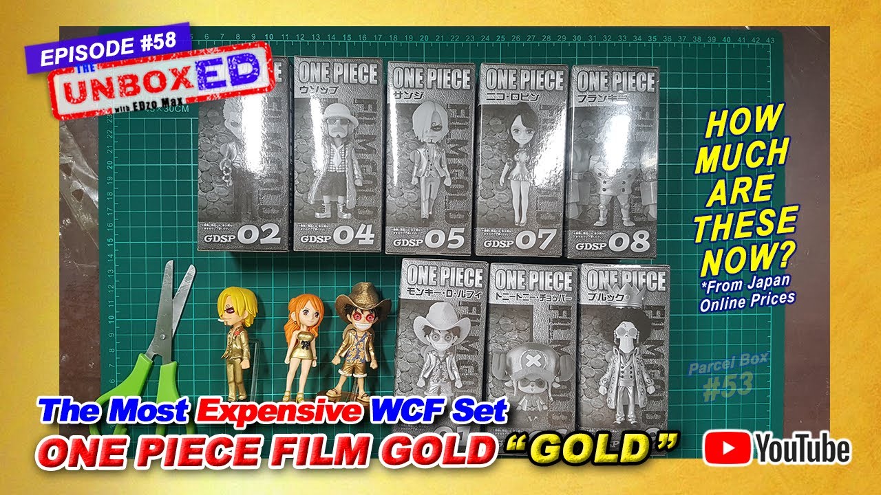 EP58 - THE UNBOXED: THE MOST EXPENSIVE ONE PIECE ワンピース  WCF SET & ITEMS | HOW MUCH ARE THESE NOW?