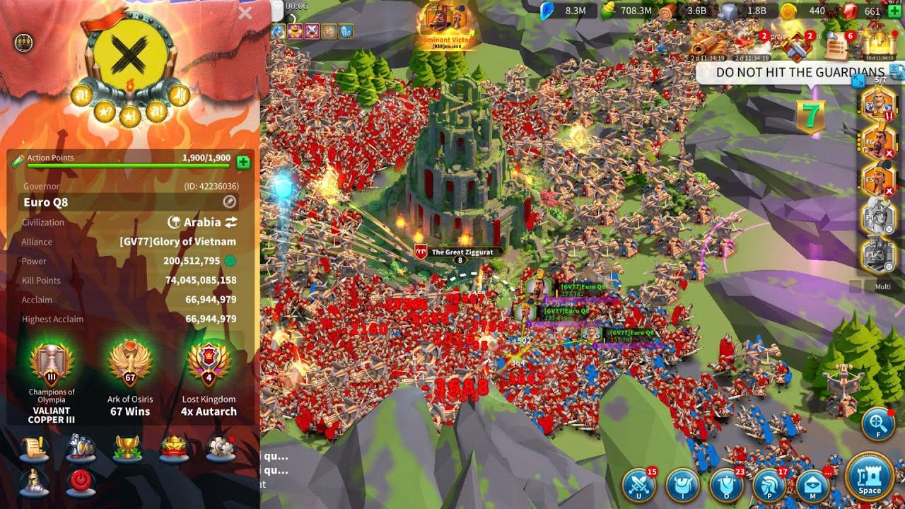 EuroQ8 2377 | 2489, 1093, 2377, G5 | Rise of Kingdoms | Zigg Holding