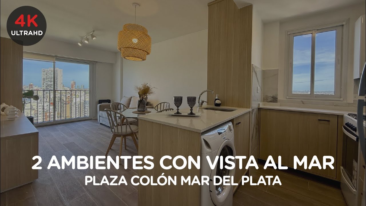 RESERVADO Departamento 2 Ambientes con vista al mar y a Plaza Colón - Mar del Plata #6750646