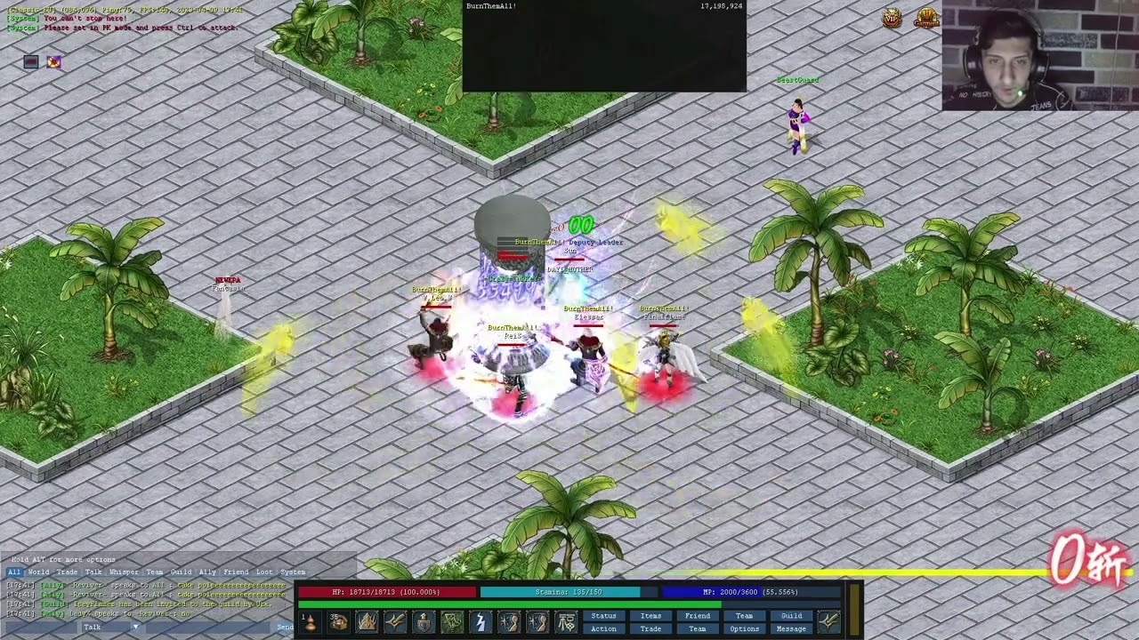 Classic Conquer GuildWar 15 VS 40 We destroyed 40 people we almost won Conquer Online 09/04/2023