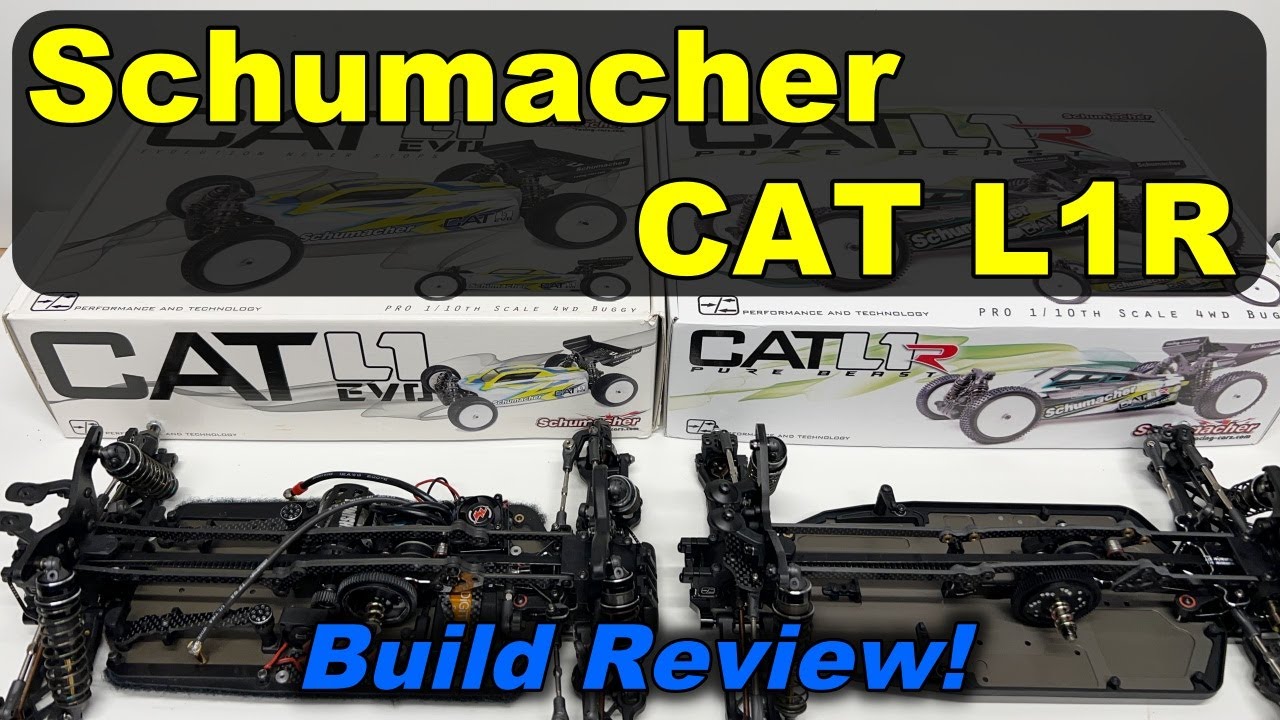 Сравнение Schumacher CAT L1R Build и CAT L1 Evo — лучшая гоночная багги с полным приводом на ради...