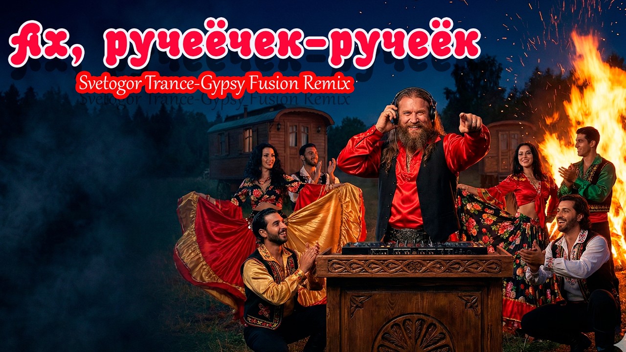 ЦЫГАНСКИЕ ПЕСНИ   Ах, ручеёчек ручеёк (Svetogor Trance Gypsy Fusion Remix)
