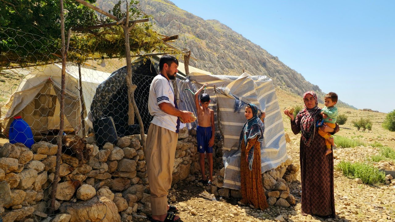 Building a Mountain Bathroom in the Wild 🏔️🚿 | Nomad Family Life 🔥🌿