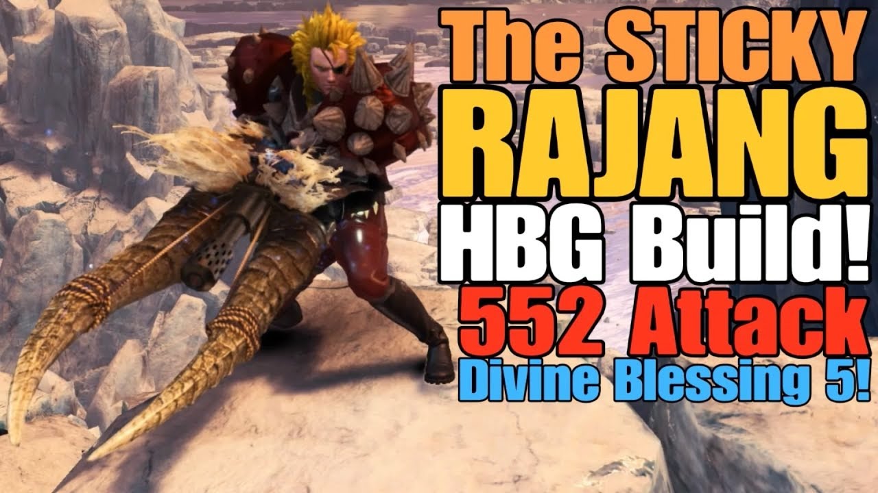 MHW: Iceborne - The Sticky Rajang HBG Build! (Rajang Destroyer)