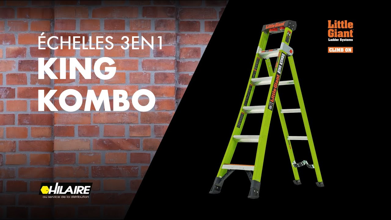 Échelles 3EN1 LITTLE GIANT KING KOMBO