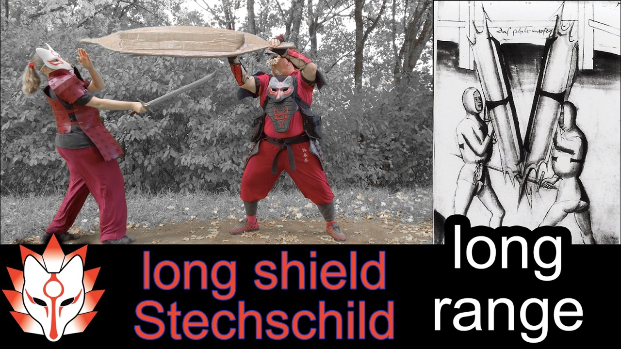 The long shield used in long distance