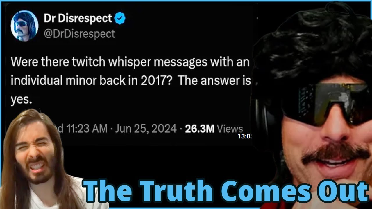 Dr Disrespect Drama Continues - Moistcr1tikal Reacts