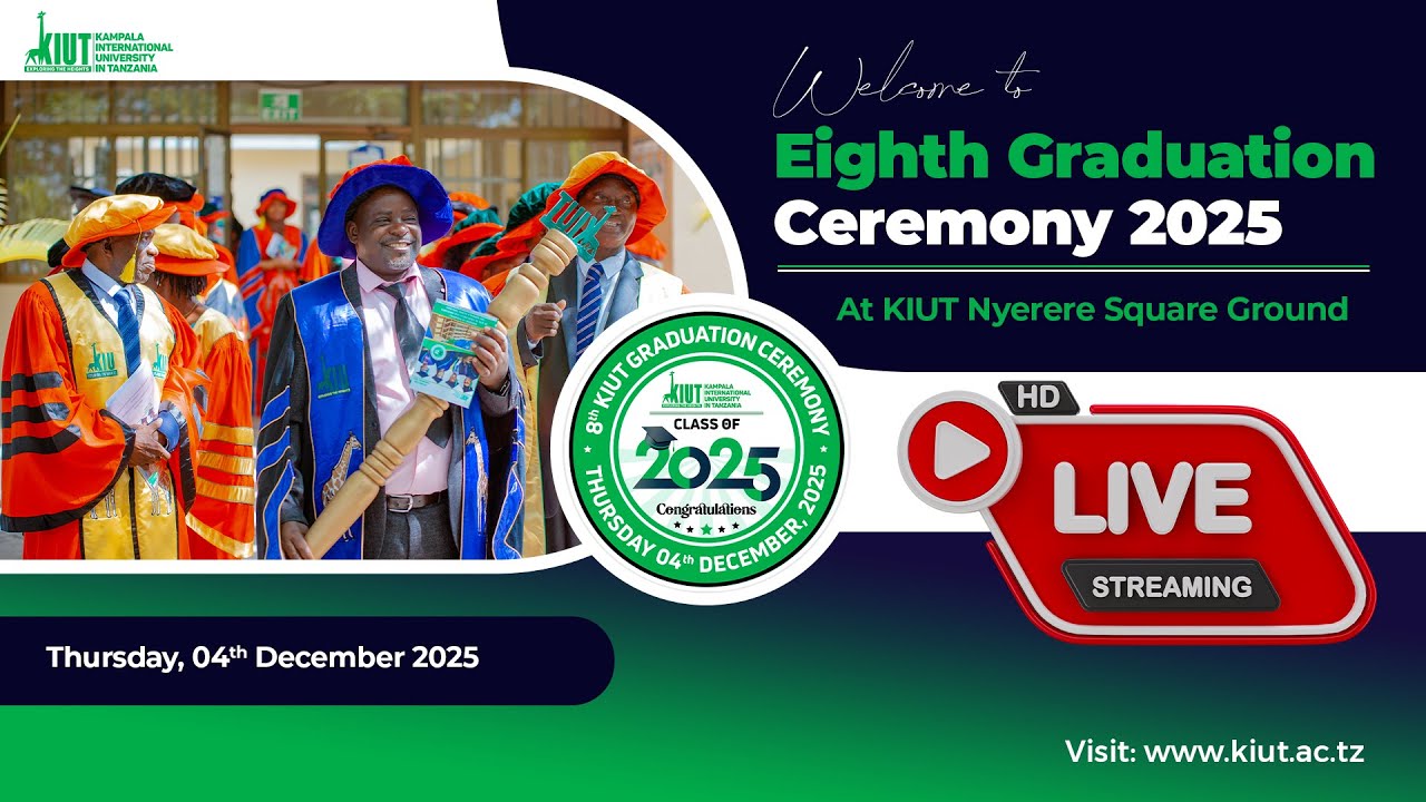 LIVE: MAHAFALI YA 8 KAMPALA INTERNATIONAL UNIVERSITY IN TANZANIA | 04 December 2025 | GONGO LA MBOTO