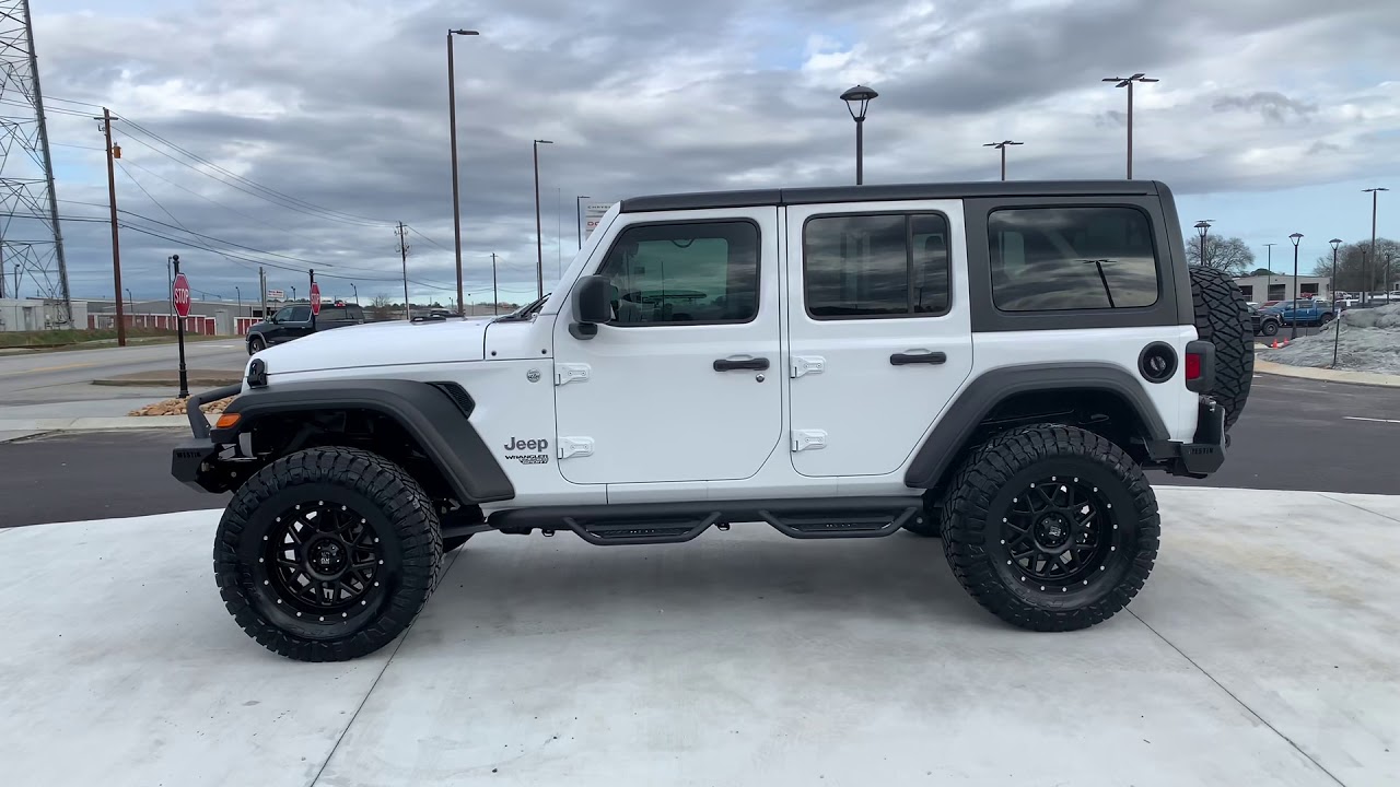 2019 Jeep Wrangler Tellico Edition Akins Wild Willies Westin XD Grenade N Fab Nitto White 2.5&rdquo; Lift