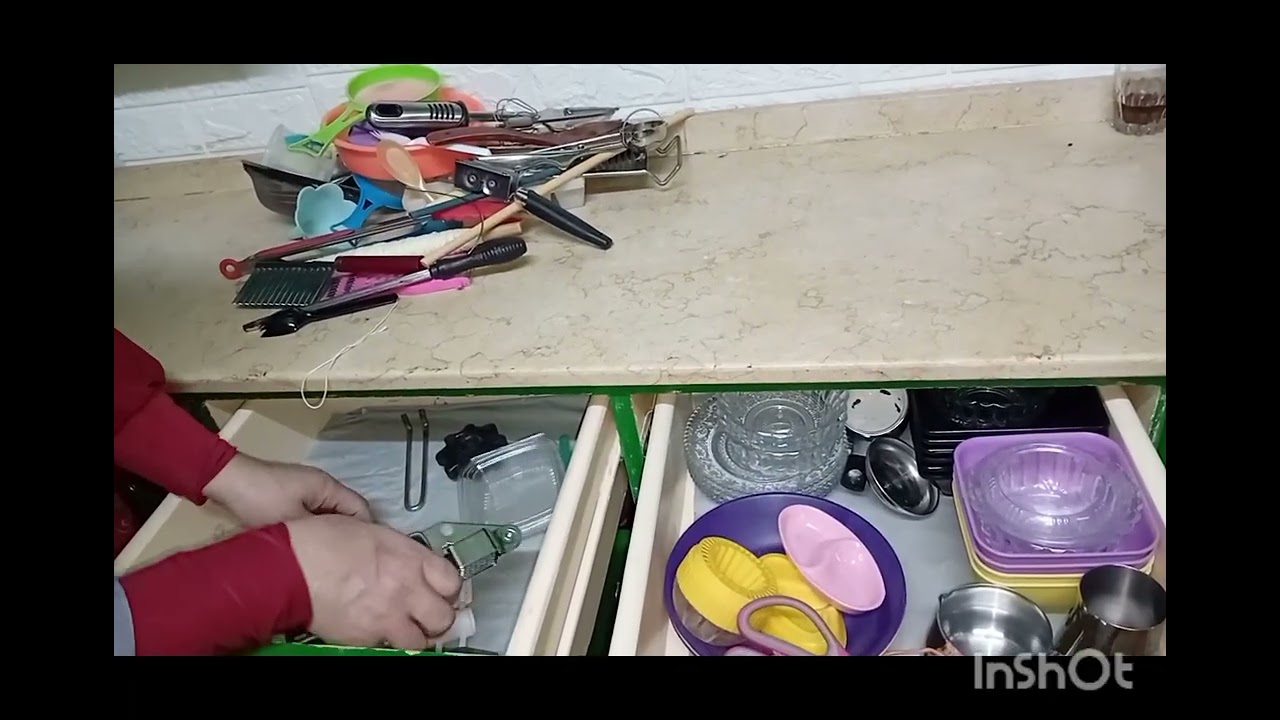 روتين تنضيف المطبخ كل سنه وانتو طيبين وبخير 