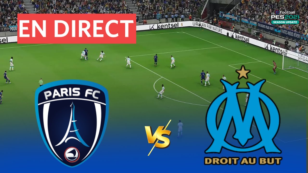EN DIRECT &ndash; Marseille vs Paris | Ligue 1 2025 Simulation compl&egrave;te de gameplay | eFootball PES 2021