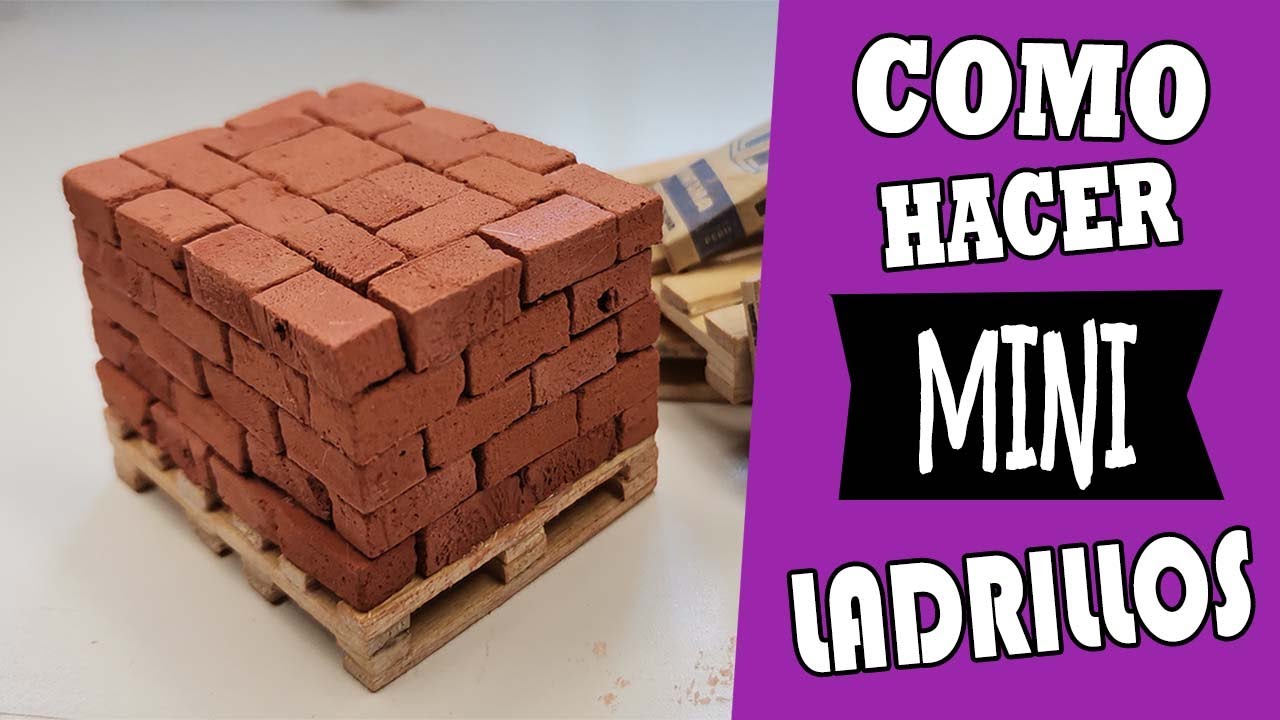 Como hacer ladrillos en miniatura | Método 1