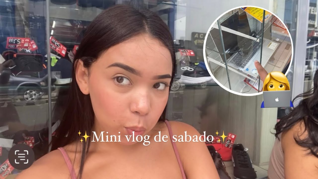 VLOG INDO COMPRAR MEU PRIMEIRO NOTEBOOK 💻😍 (foi um sacrifício pra aprender mexer nele mas tá bom)