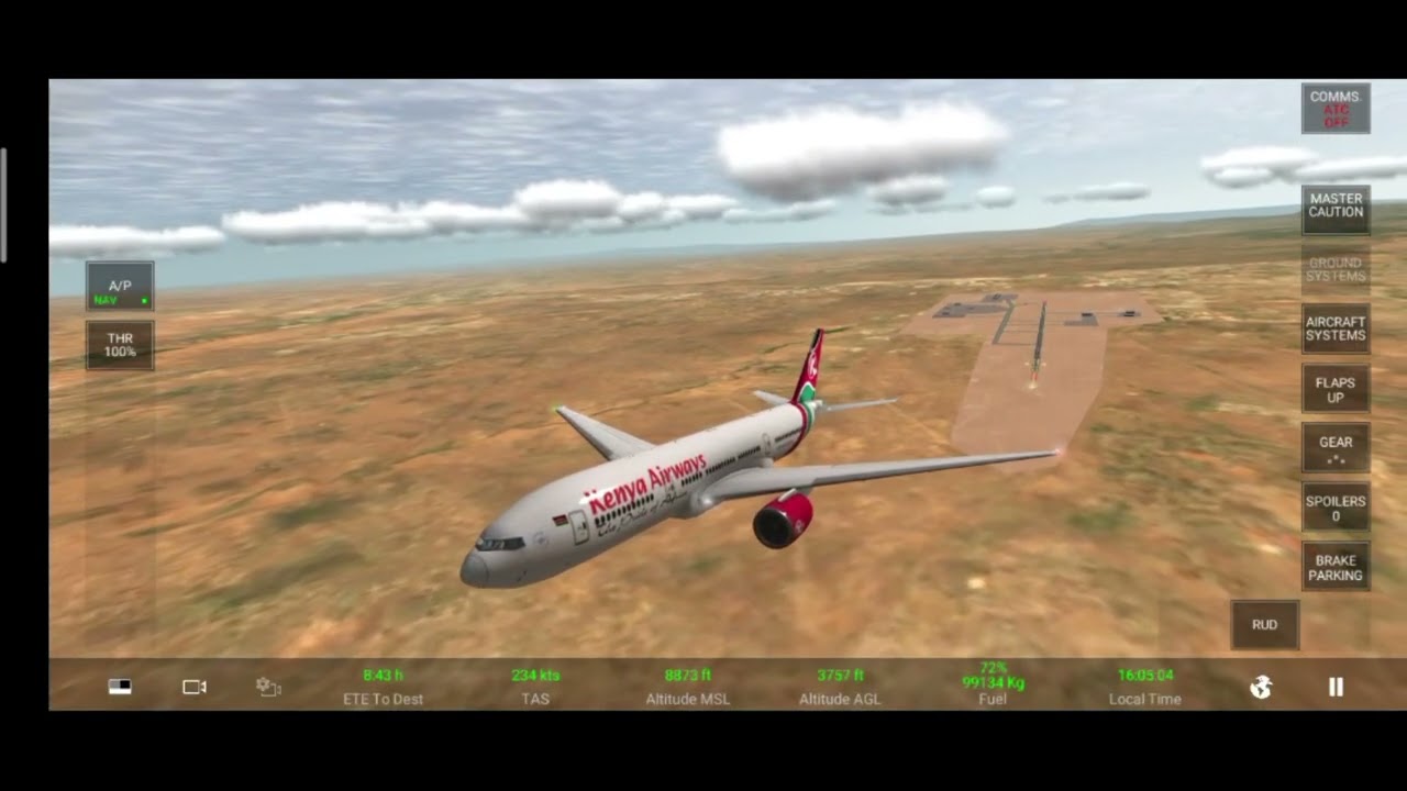 RFS | Kenya Airways | Boeing 777-200ER | Nairobi - Singapore