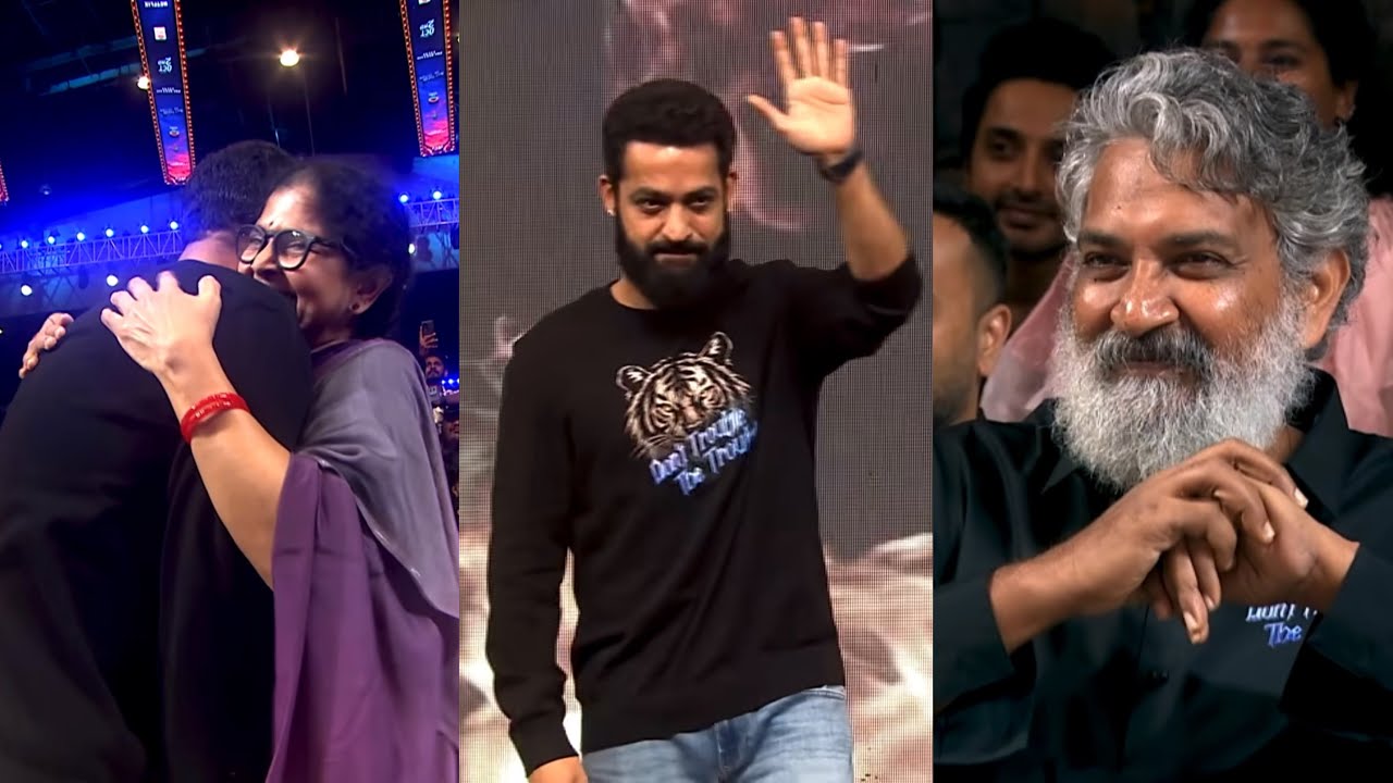 JR NTR Entry At at Dont Trouble The Trouble Pre- Release event | Fahadh