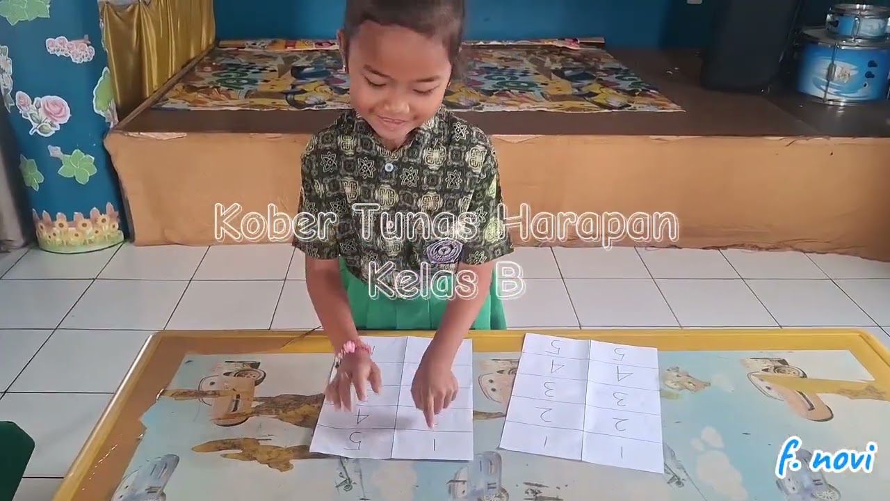 Kepas B~ bermain jari tangan. #KoordinasiMataTanganDenganBaikDalamMelaksanakanTugas
