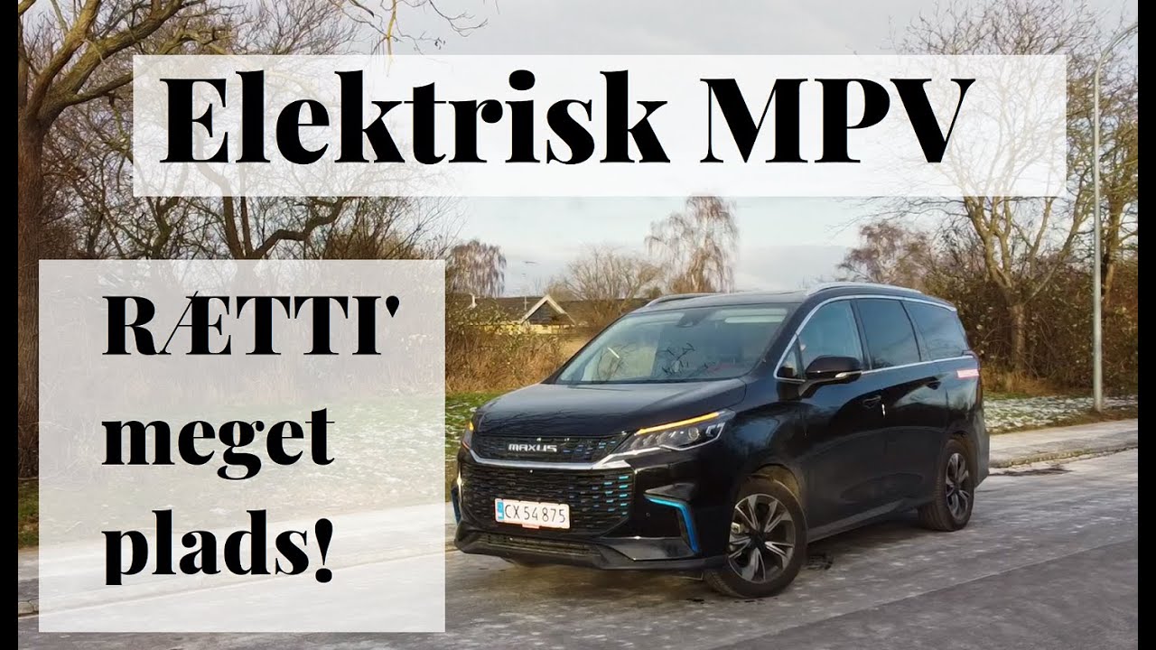 Maxus Euniq 5 - en 7-personers MPV. Som er elektrisk.