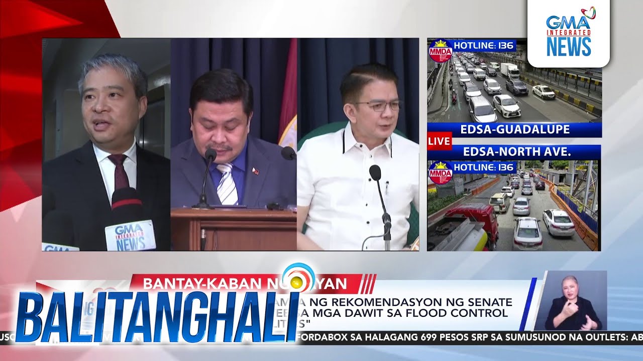 Ombudsman sa paglamya ng rekomendasyon ng Senate Blue Ribbon Committee sa mga... | Balitanghali