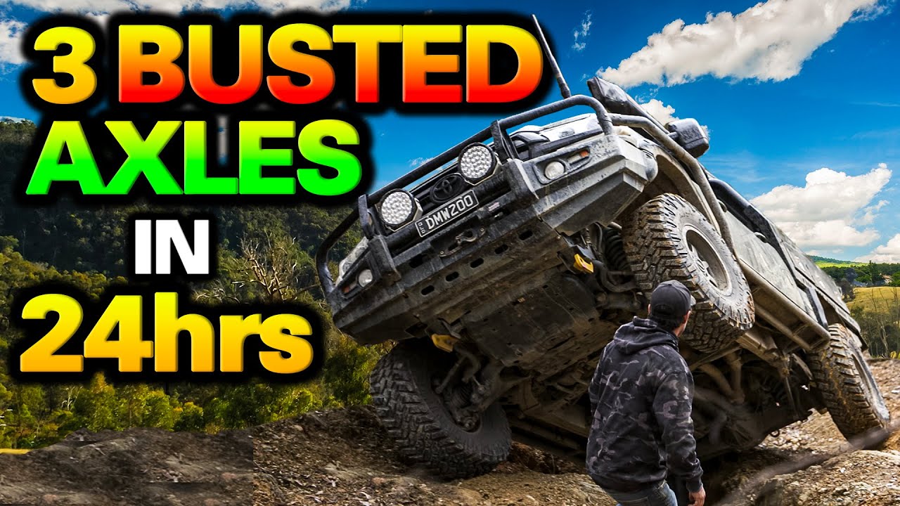 CARNAGE on Victoria’s SCARIEST tracks! 4 of us nearly ROLL it! D-MAX FLOODED!