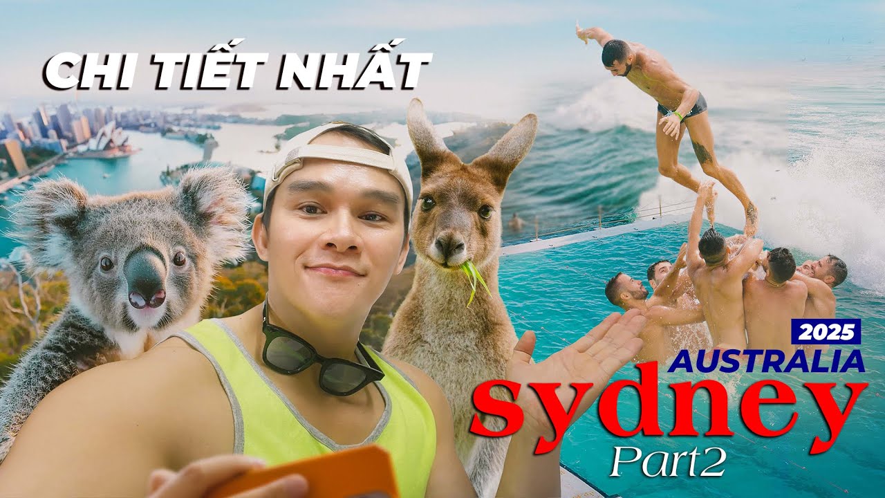 🔵DU LỊCH ÚC TỰ TÚC - 2025 - SYDNEY P2 -  Du lịch Úc thủ tục cần gì | IAMKOO Vlog - Visa Úc 600