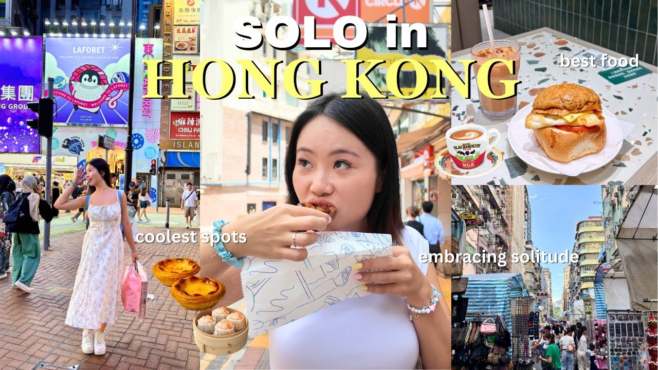 I SOLO TRAVELLED HONG KONG FOR 72 HOURS 🇭🇰🥡| Best Things To Eat And Do!