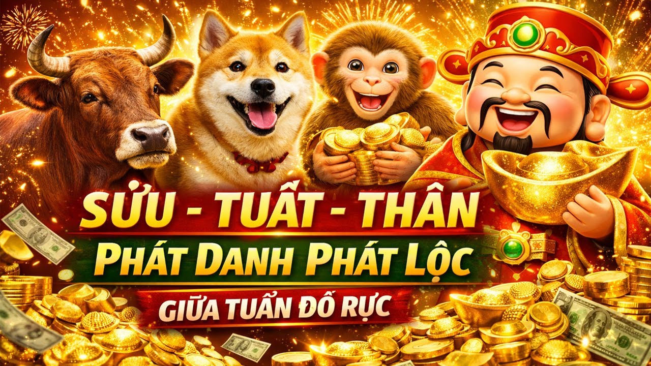 Giữa Tuần Đỏ Rực: 3 Con Giáp Được Thần Tài Hồi Đáp, Danh Lộc Song Toàn