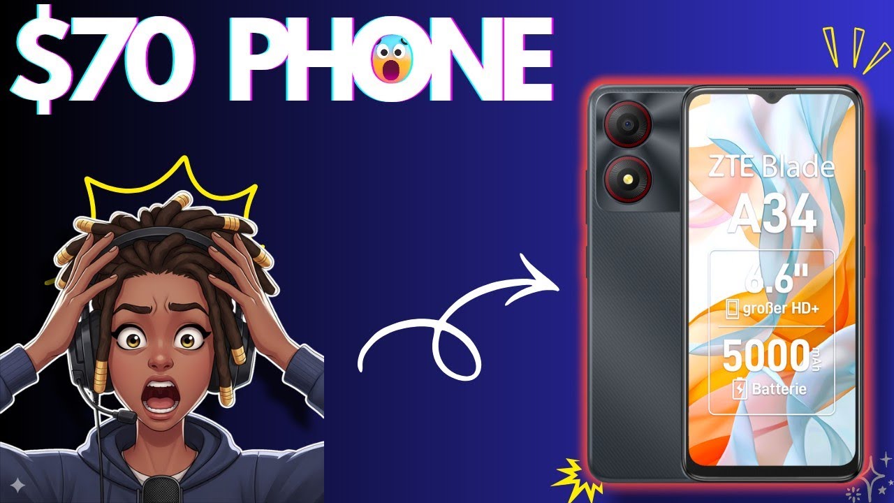 The $90 Phone - ZTE Blade A34 Unboxing