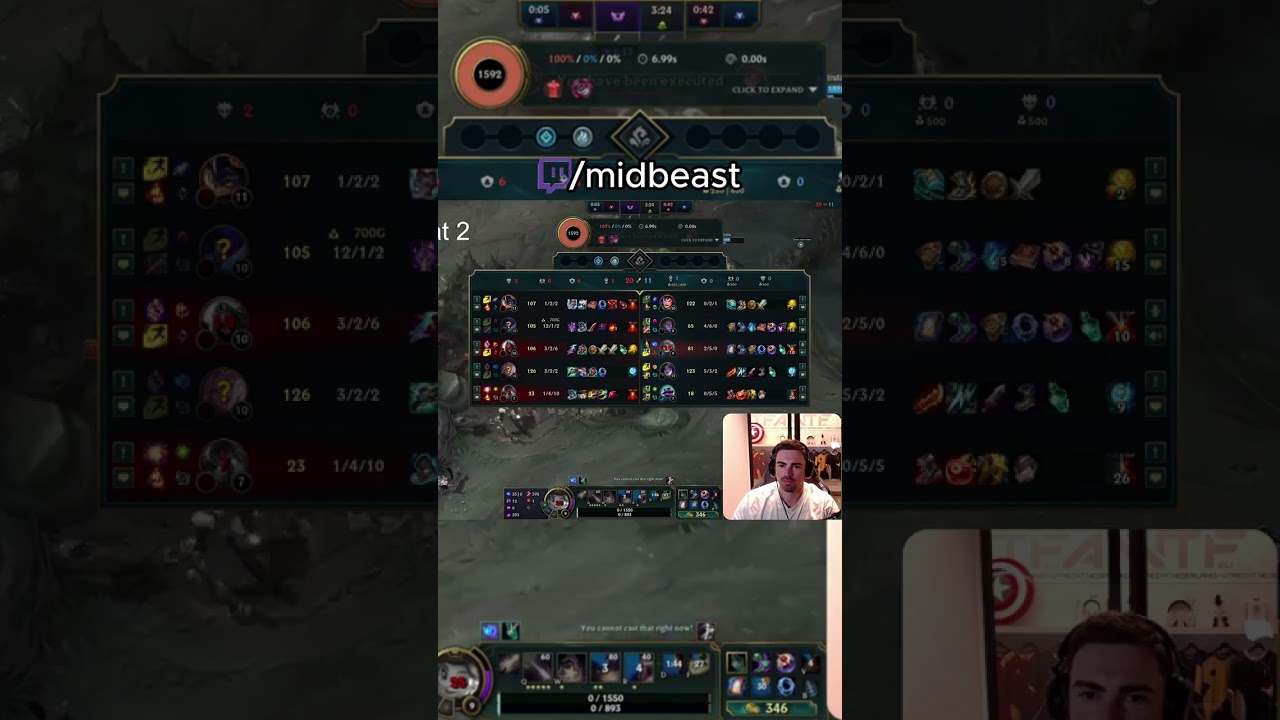 Midbeast threatening Synapse? 😮 #lol #midbeast #leagueoflegends #streamerclips #streamerhighlights