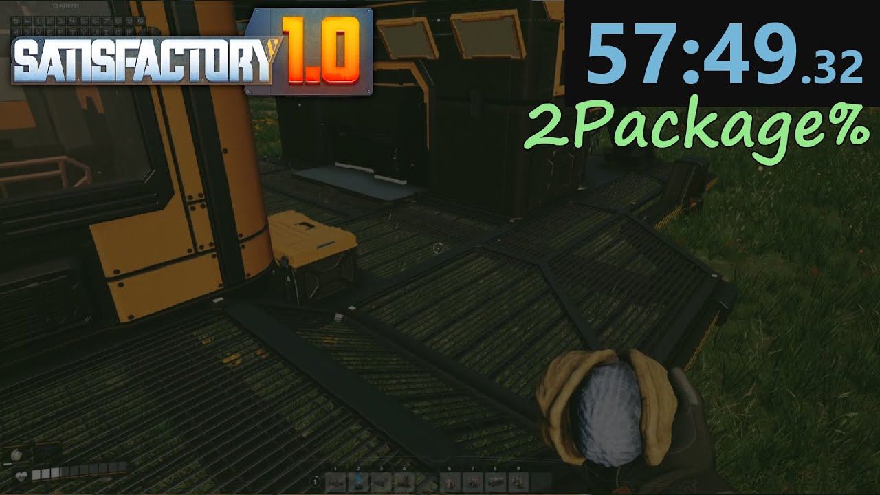 [WR] Satisfactory 2Package% speedrun in 57:49!