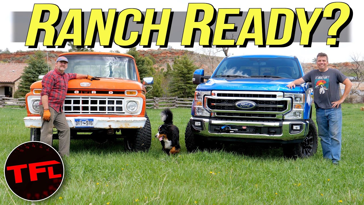 Old vs New: We Put 2 Ford F-250s To Work on the Happy Yak Ranch!