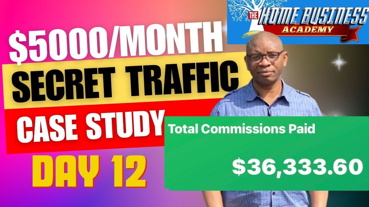 Secret Traffic Case Study🤩$5000 Per Month - Day 12 / The Home Business Academy / My Lead Gen Secret