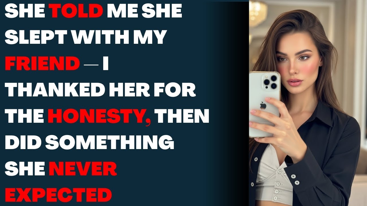 She Told Me She Slept With My Friend — I Thanked Her for the Honesty, Then Did Something She